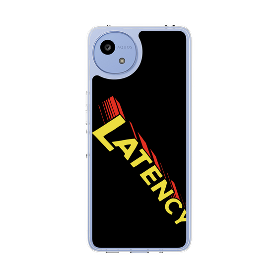 スリムプロテクションケース［ LATENCY - Rock logo - Black ］