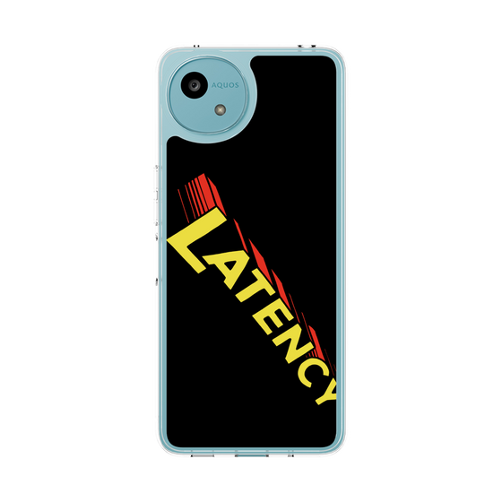 スリムプロテクションケース［ LATENCY - Rock logo - Black ］