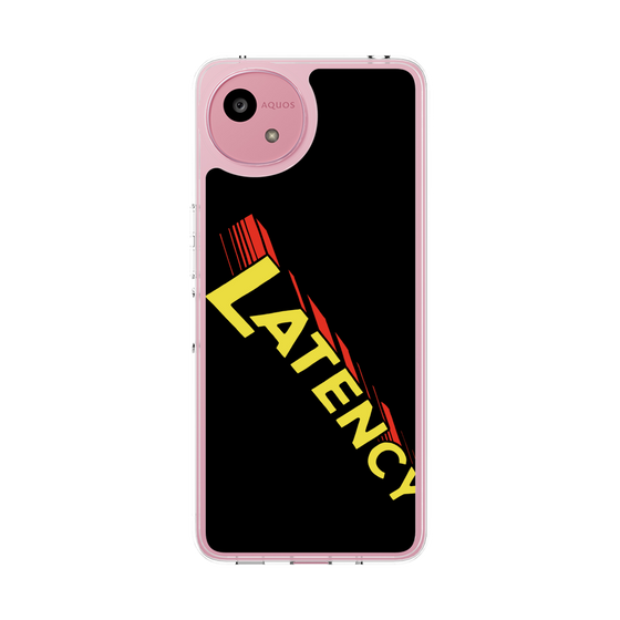 スリムプロテクションケース［ LATENCY - Rock logo - Black ］