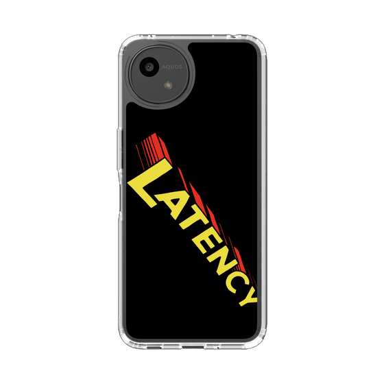スリムプロテクションケース［ LATENCY - Rock logo - Black ］