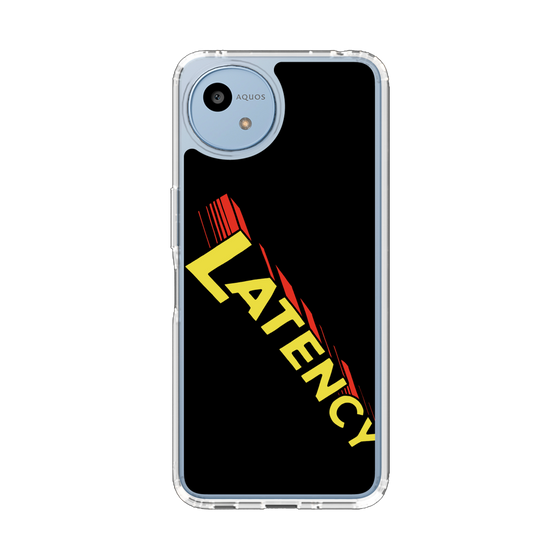 スリムプロテクションケース［ LATENCY - Rock logo - Black ］