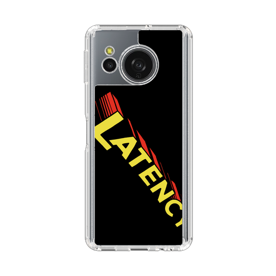 スリムプロテクションケース［ LATENCY - Rock logo - Black ］