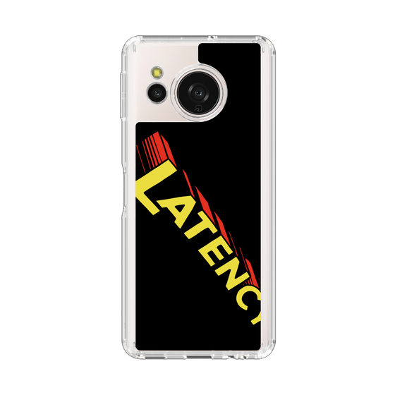 スリムプロテクションケース［ LATENCY - Rock logo - Black ］