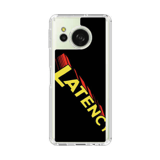 スリムプロテクションケース［ LATENCY - Rock logo - Black ］