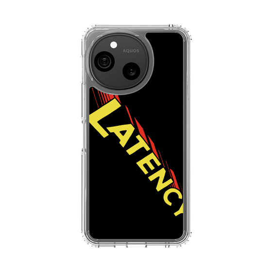 スリムプロテクションケース［ LATENCY - Rock logo - Black ］