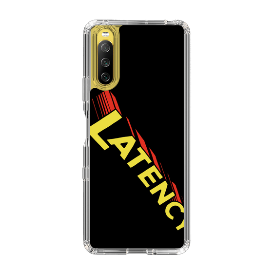 スリムプロテクションケース［ LATENCY - Rock logo - Black ］