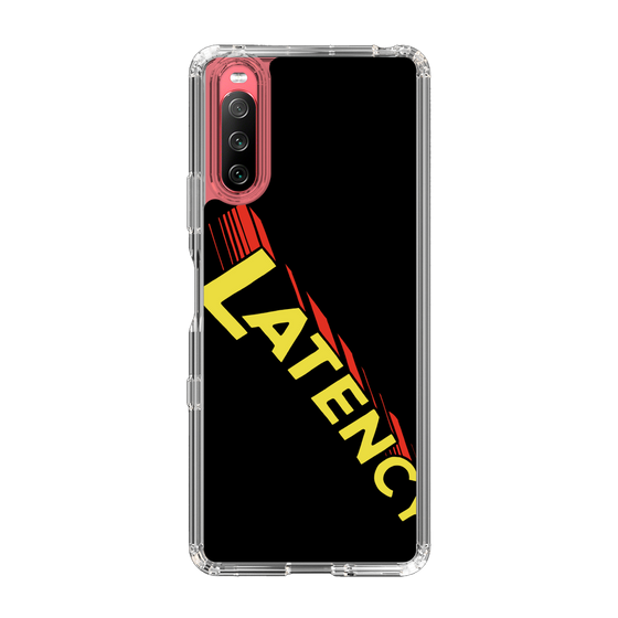 スリムプロテクションケース［ LATENCY - Rock logo - Black ］
