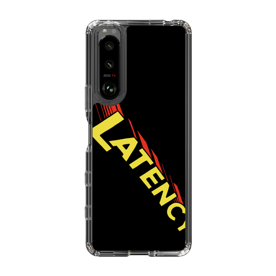 スリムプロテクションケース［ LATENCY - Rock logo - Black ］