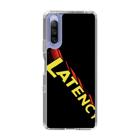スリムプロテクションケース［ LATENCY - Rock logo - Black ］