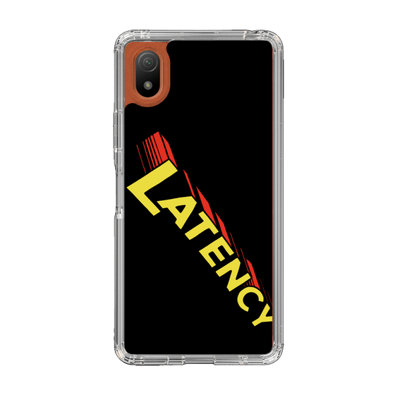 スリムプロテクションケース［ LATENCY - Rock logo - Black ］