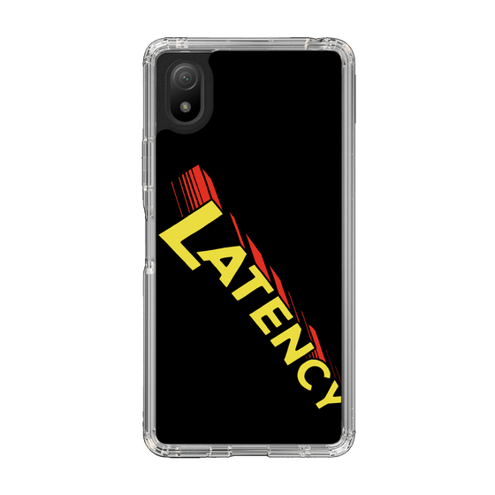 スリムプロテクションケース［ LATENCY - Rock logo - Black ］