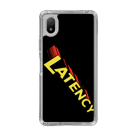スリムプロテクションケース［ LATENCY - Rock logo - Black ］
