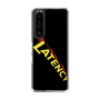 スリムプロテクションケース［ LATENCY - Rock logo - Black ］