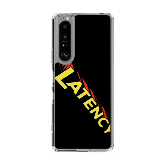 スリムプロテクションケース［ LATENCY - Rock logo - Black ］