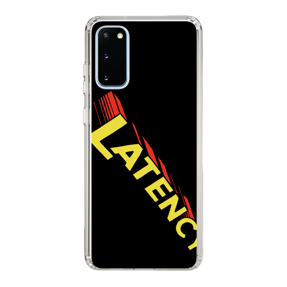 スリムプロテクションケース［ LATENCY - Rock logo - Black ］