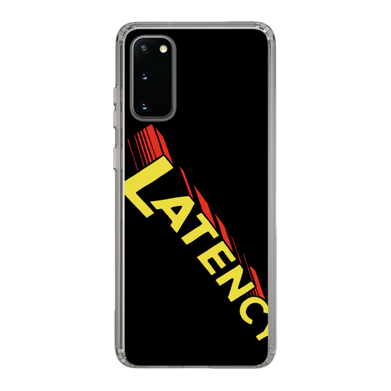スリムプロテクションケース［ LATENCY - Rock logo - Black ］