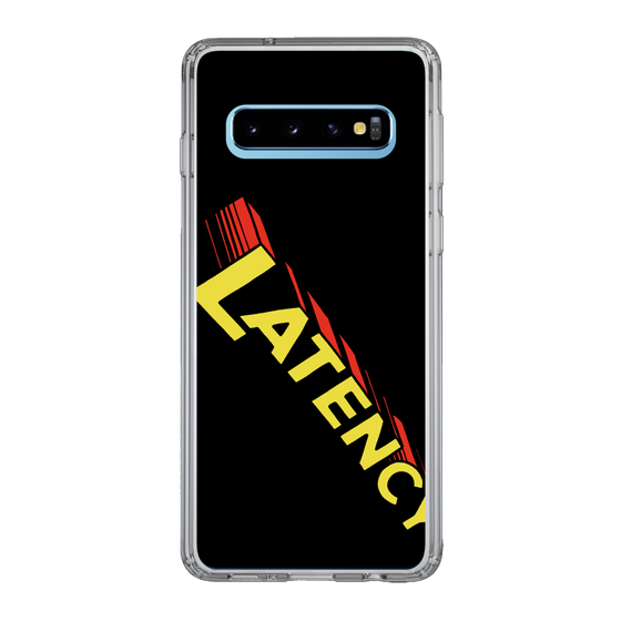 スリムプロテクションケース［ LATENCY - Rock logo - Black ］