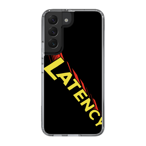 スリムプロテクションケース［ LATENCY - Rock logo - Black ］