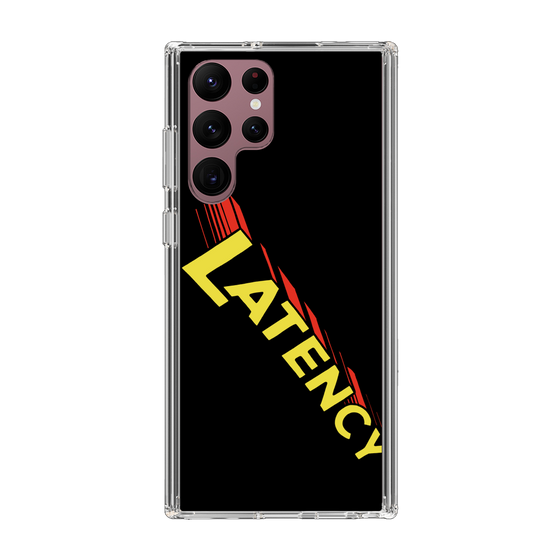 スリムプロテクションケース［ LATENCY - Rock logo - Black ］
