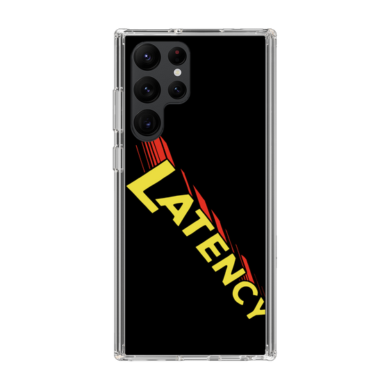 スリムプロテクションケース［ LATENCY - Rock logo - Black ］