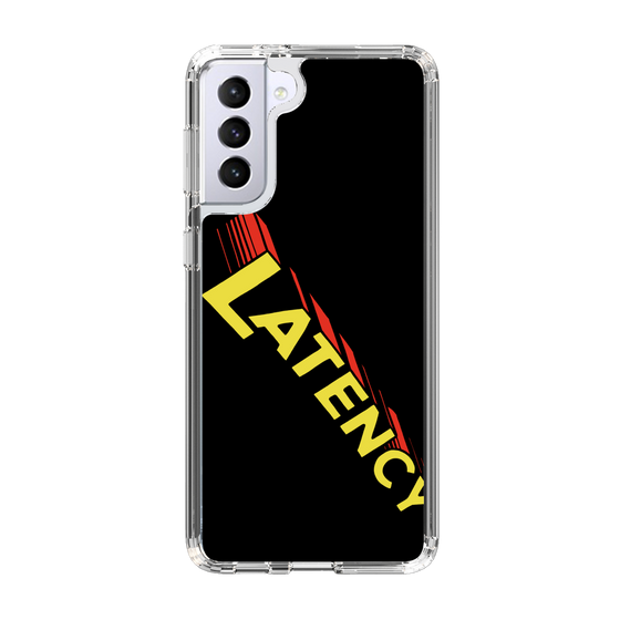 スリムプロテクションケース［ LATENCY - Rock logo - Black ］