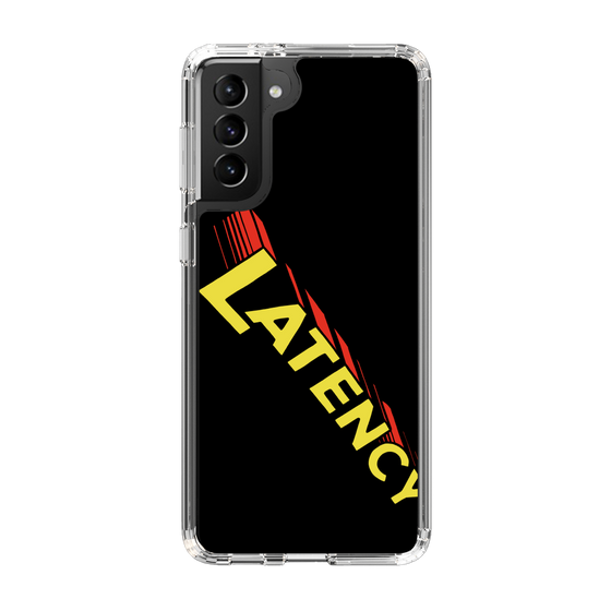スリムプロテクションケース［ LATENCY - Rock logo - Black ］
