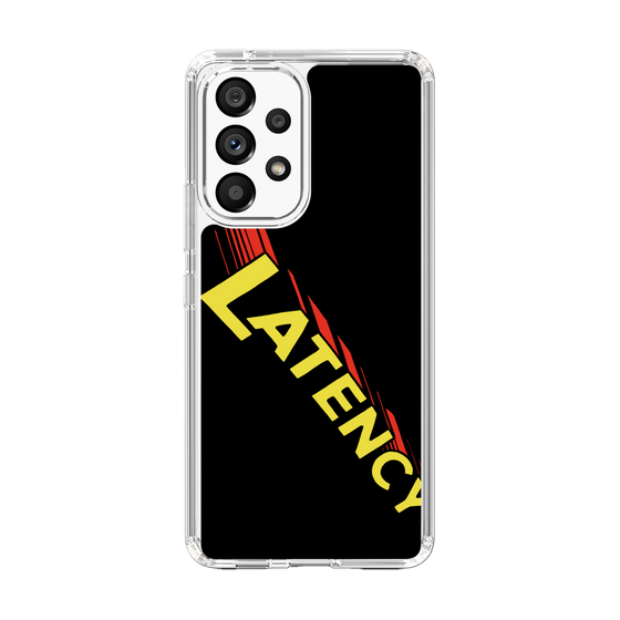 スリムプロテクションケース［ LATENCY - Rock logo - Black ］