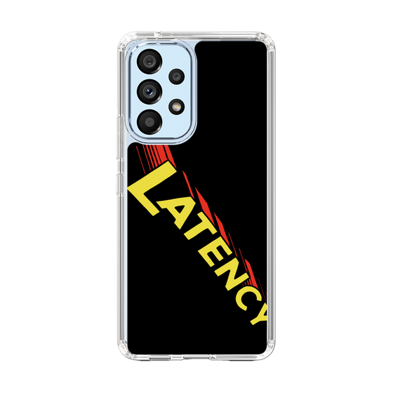 スリムプロテクションケース［ LATENCY - Rock logo - Black ］