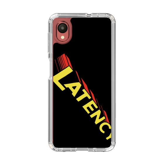 スリムプロテクションケース［ LATENCY - Rock logo - Black ］