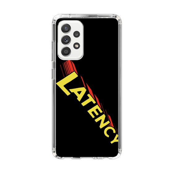 スリムプロテクションケース［ LATENCY - Rock logo - Black ］