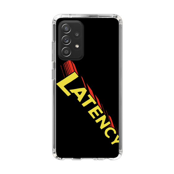 スリムプロテクションケース［ LATENCY - Rock logo - Black ］