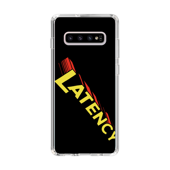スリムプロテクションケース［ LATENCY - Rock logo - Black ］