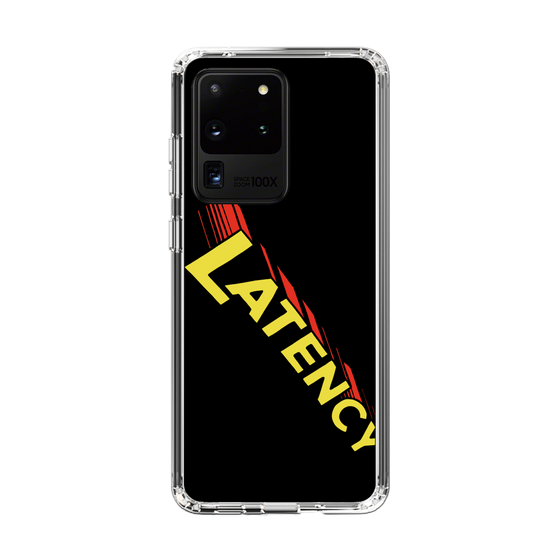 スリムプロテクションケース［ LATENCY - Rock logo - Black ］
