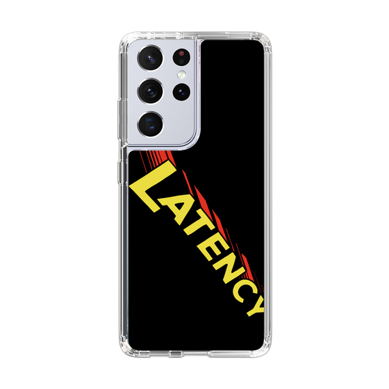 スリムプロテクションケース［ LATENCY - Rock logo - Black ］