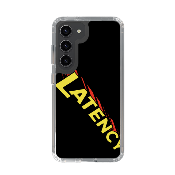 スリムプロテクションケース［ LATENCY - Rock logo - Black ］