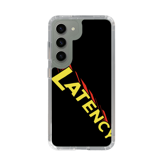 スリムプロテクションケース［ LATENCY - Rock logo - Black ］