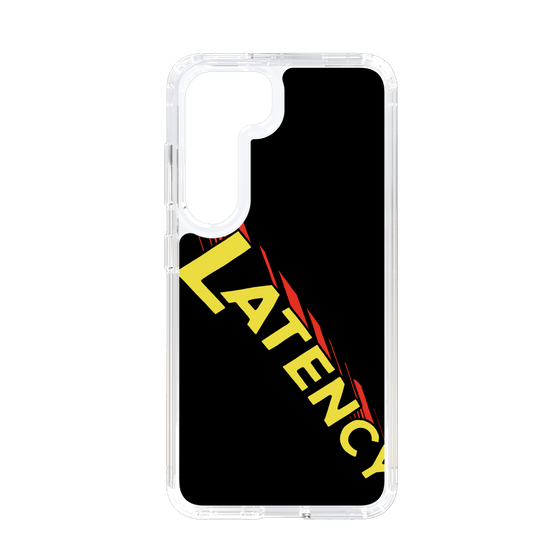 スリムプロテクションケース［ LATENCY - Rock logo - Black ］