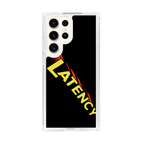 スリムプロテクションケース［ LATENCY - Rock logo - Black ］