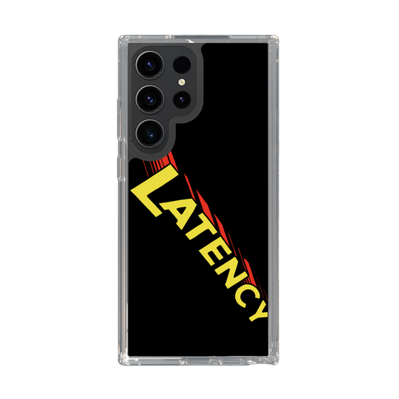 スリムプロテクションケース［ LATENCY - Rock logo - Black ］