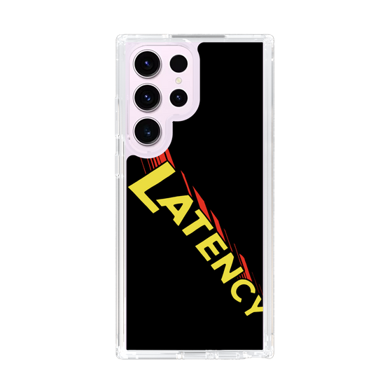 スリムプロテクションケース［ LATENCY - Rock logo - Black ］