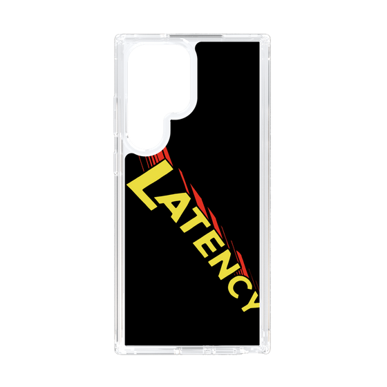 スリムプロテクションケース［ LATENCY - Rock logo - Black ］