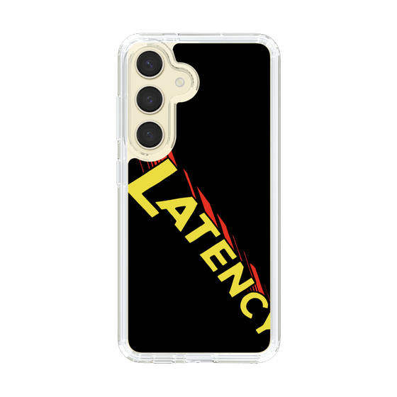 スリムプロテクションケース［ LATENCY - Rock logo - Black ］