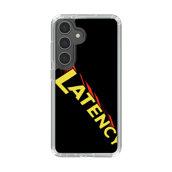 スリムプロテクションケース［ LATENCY - Rock logo - Black ］