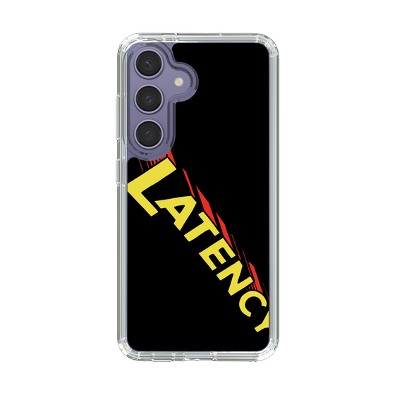 スリムプロテクションケース［ LATENCY - Rock logo - Black ］