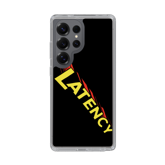 スリムプロテクションケース［ LATENCY - Rock logo - Black ］