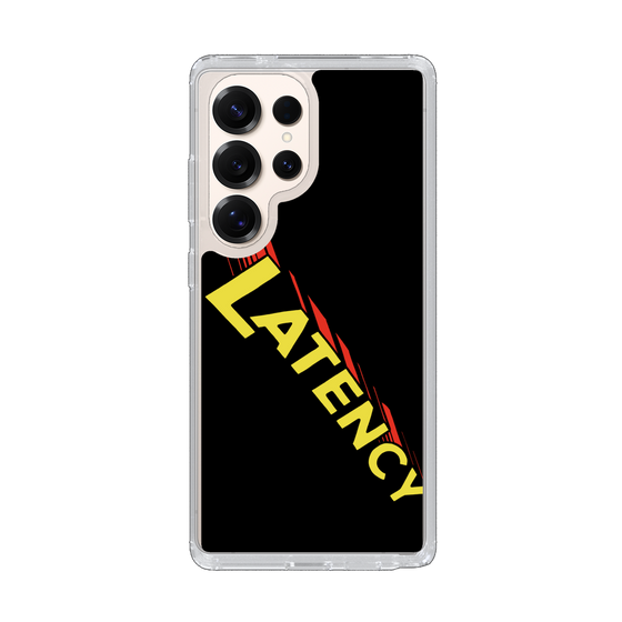 スリムプロテクションケース［ LATENCY - Rock logo - Black ］