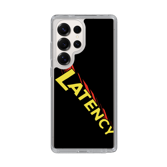スリムプロテクションケース［ LATENCY - Rock logo - Black ］