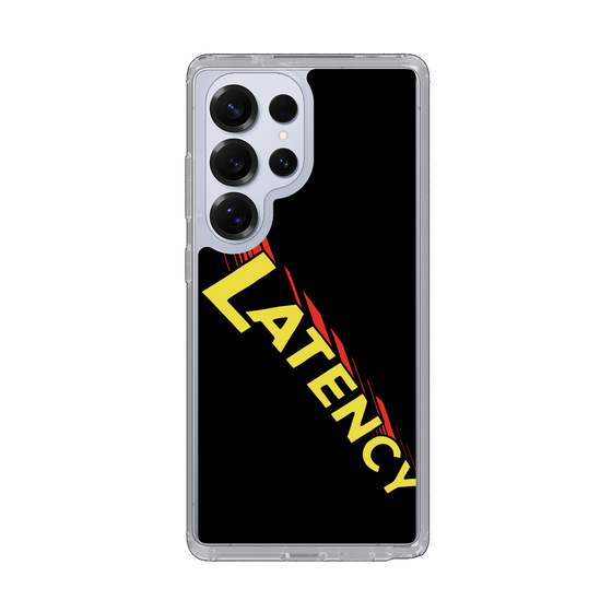 スリムプロテクションケース［ LATENCY - Rock logo - Black ］