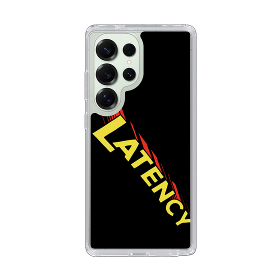 スリムプロテクションケース［ LATENCY - Rock logo - Black ］