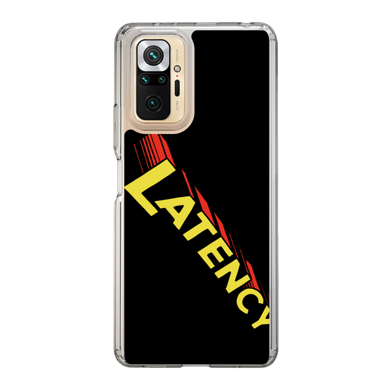 スリムプロテクションケース［ LATENCY - Rock logo - Black ］